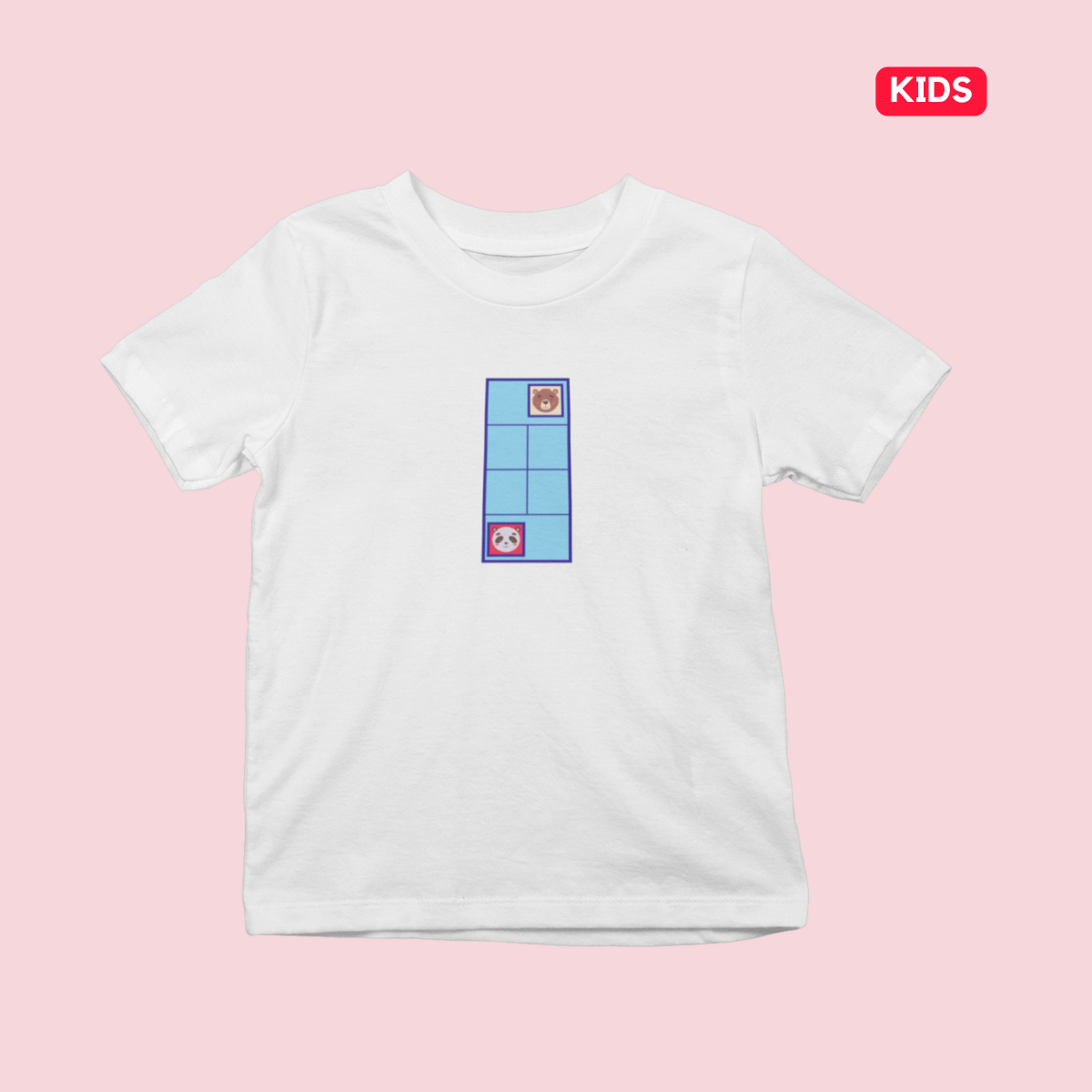 Love Tennis Single Court (Kids) - Blue