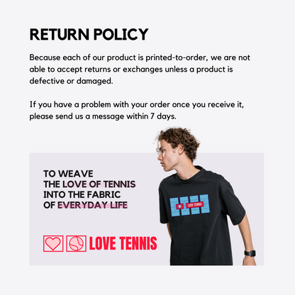 Love Tennis Four Courts - Front - Blue