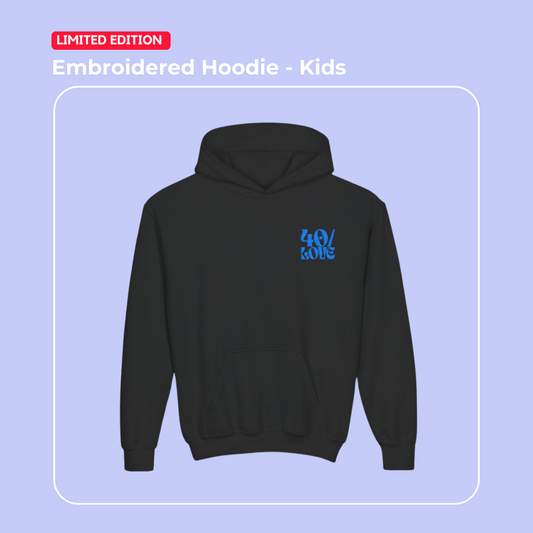 40% Love Hoodie (Kids) - Blue