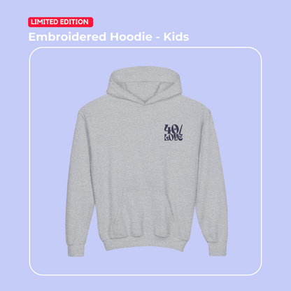 40/Love Hoodie (Kids) - Navy