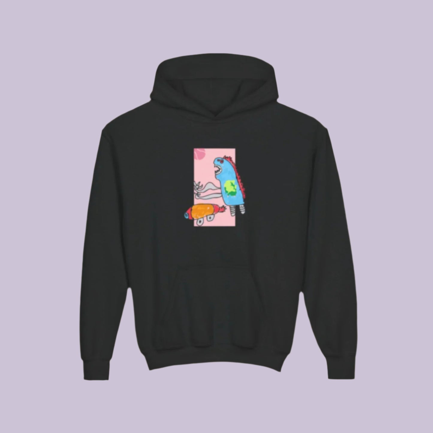 “Cosmo Dino” Hoodie - Pink