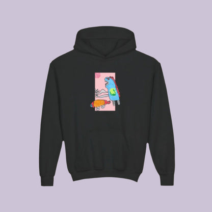 “Cosmo Dino” Hoodie - Pink