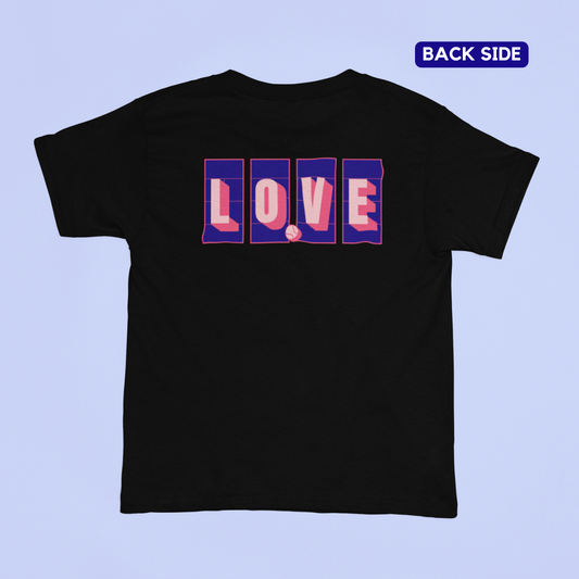 Love Tennis Four Courts - Back - Navy