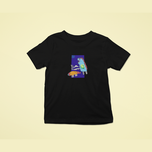 “Cosmo Dino” Tee - Navy