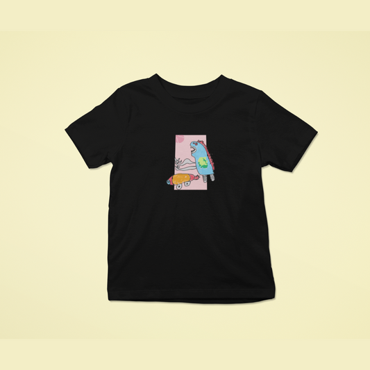 “Cosmo Dino” Tee - Pink