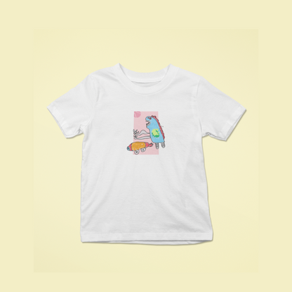 “Cosmo Dino” Tee - Pink