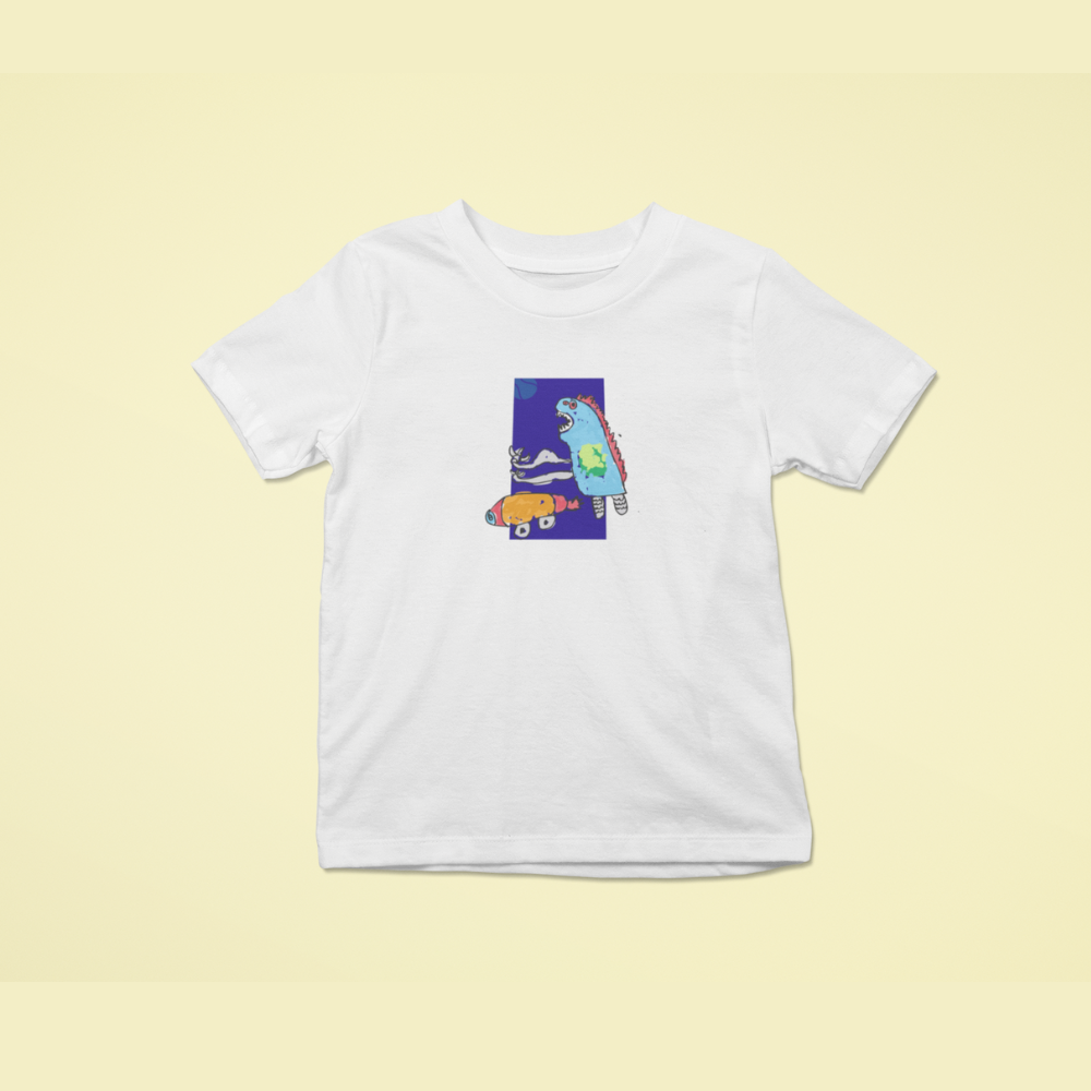 “Cosmo Dino” Tee - Navy
