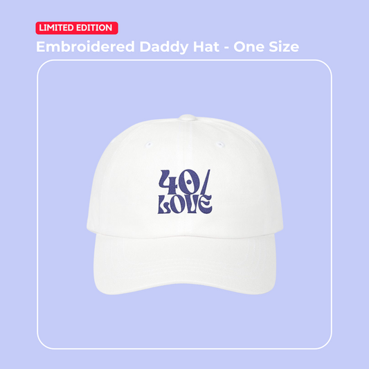 40/Love Daddy Hat - Navy
