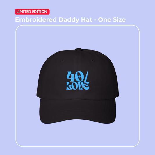 40/Love Daddy Hat - Blue