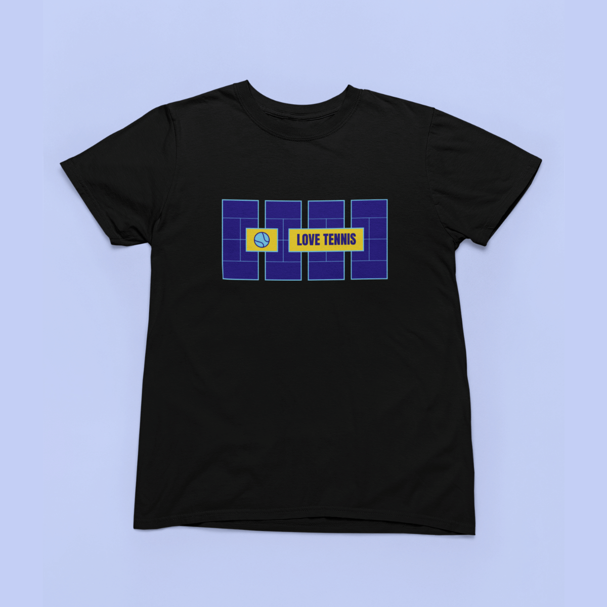 Love Tennis Four Courts - Front - Navy