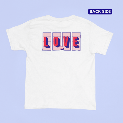 Love Tennis Four Courts - Back - Pink