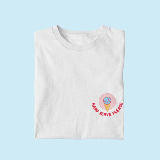 Hard Serve Please- Pink Blue