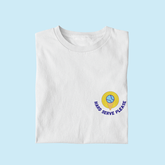 Hard Serve Please - Yellow Blue