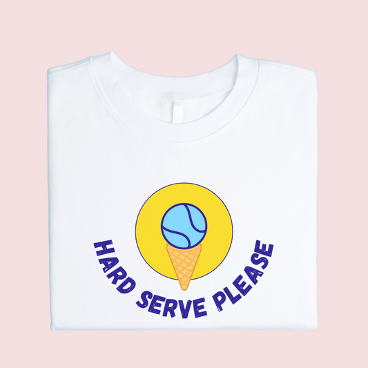 Hard Serve Please (Kids) - Blue Yellow