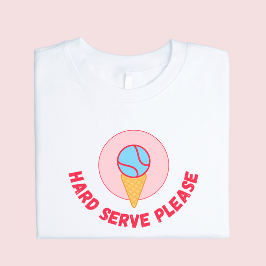 Hard Serve Please (Kids) - Pink Blue