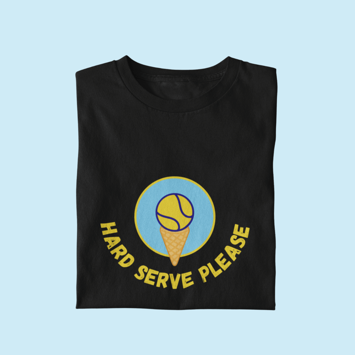 Hard Serve Please (Kids) - Blue Yellow