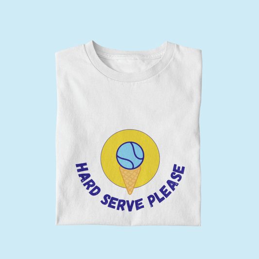 Hard Serve Please (Kids) - Blue Yellow