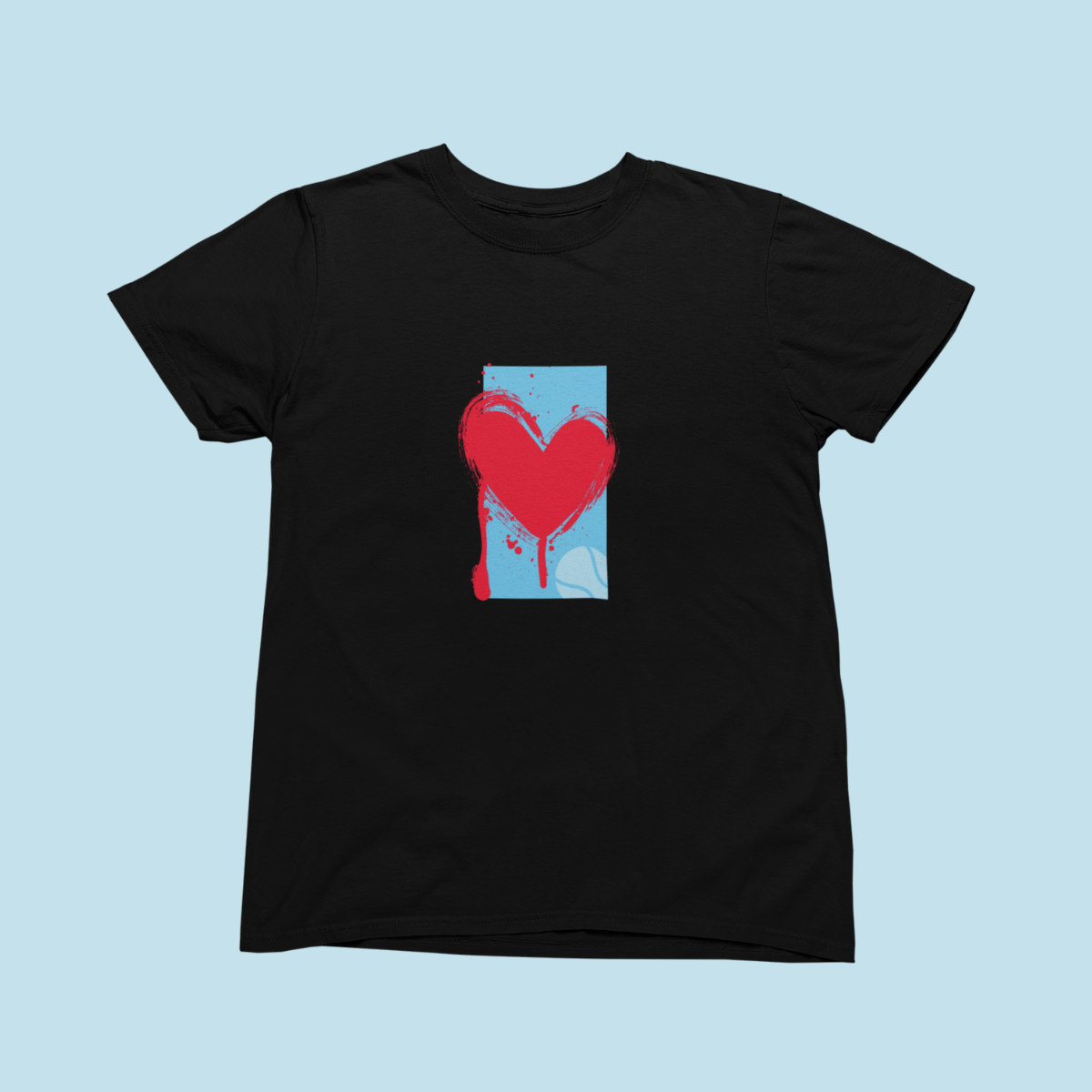 Courtside Heartbeat  - Red Blue