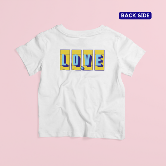 Love Tennis Four Courts - Back (Kids) - Yellow