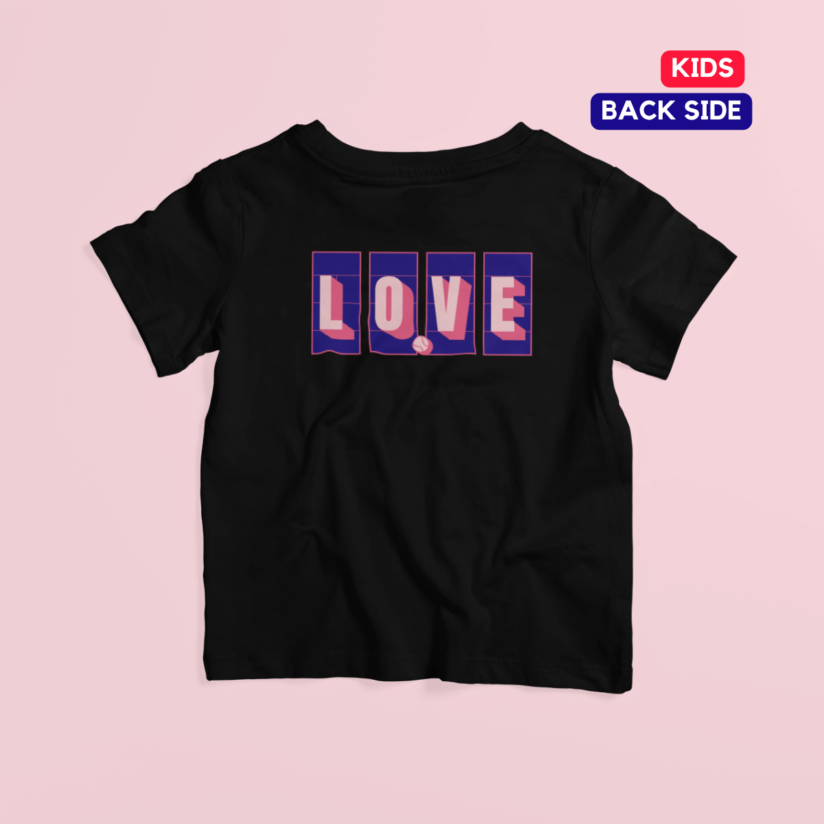 Love Tennis Four Courts - Back (Kids) - Navy