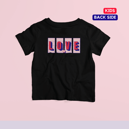 Love Tennis Four Courts - Back (Kids) - Pink