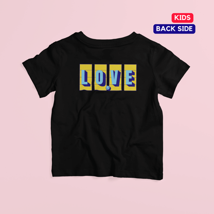 Love Tennis Four Courts - Back (Kids) - Yellow