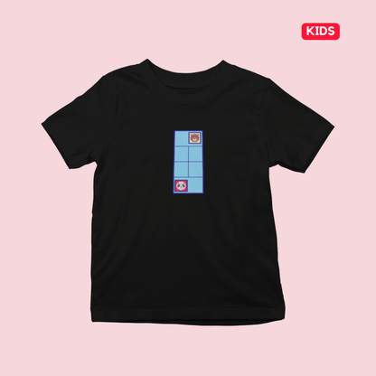 Love Tennis Single Court (Kids) - Blue