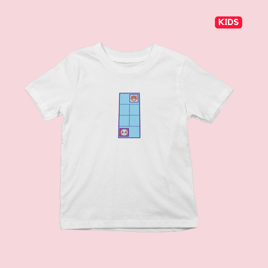 Love Tennis Single Court (Kids) - Blue