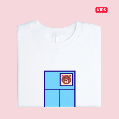 Love Tennis Single Court (Kids) - Blue