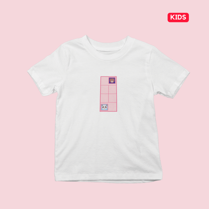Love Tennis Single Court (Kids) - Pink