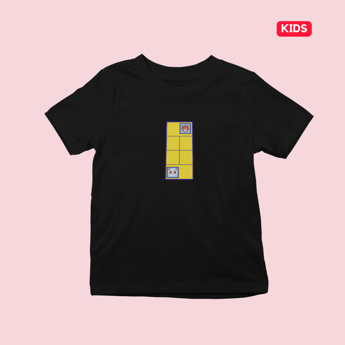 Love Tennis Single Court (Kid's) - Yellow