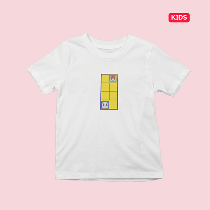 Love Tennis Single Court (Kid's) - Yellow