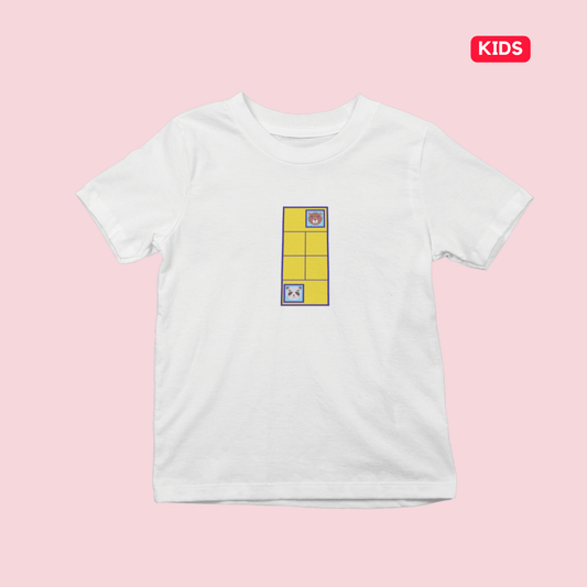 Love Tennis Single Court (Kid's) - Yellow