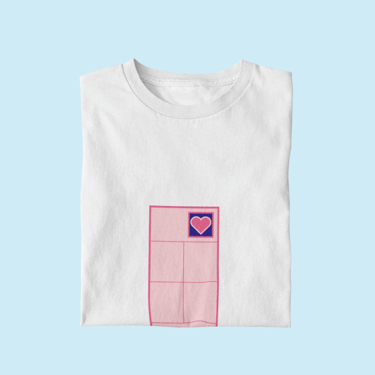 Love Tennis Single Court - Pink