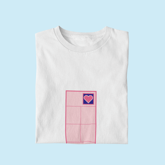 Love Tennis Single Court - Pink