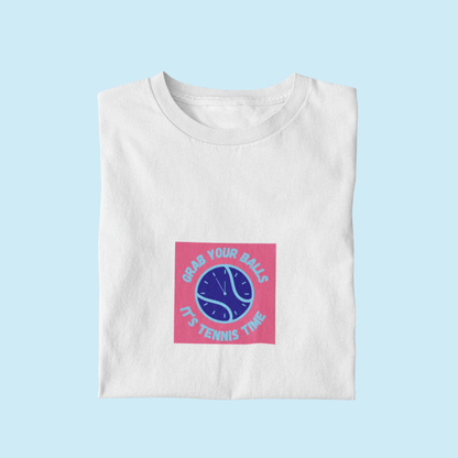 Grab Your Balls, It's Tennis Time - French Rose