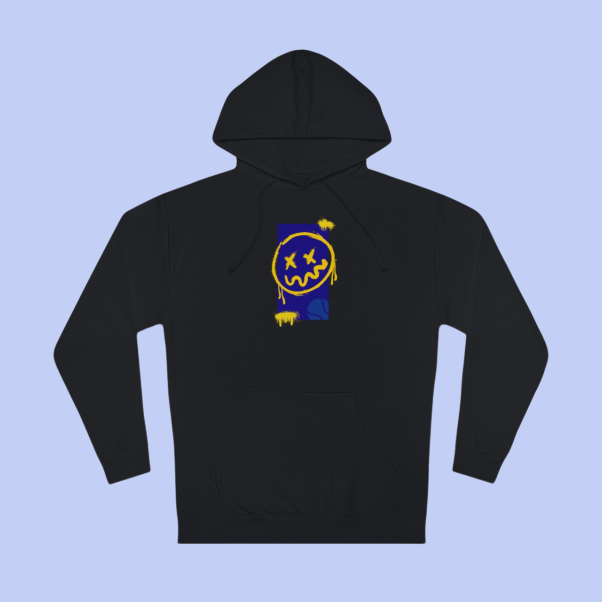 Urban Ace Artwork / Hoodie - Navy Yellow
