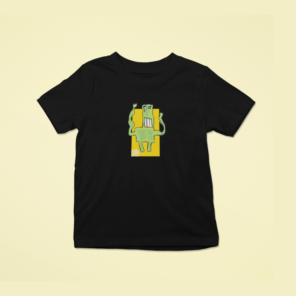 “Wiggle King” Tee (Kids) - Yellow