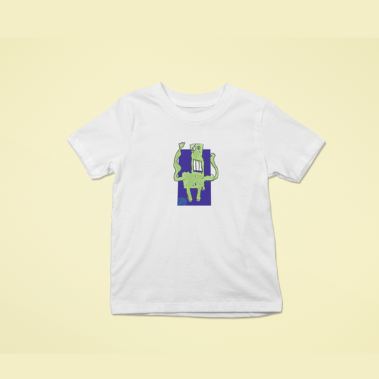 “Wiggle King” Tee (Kids) - Navy