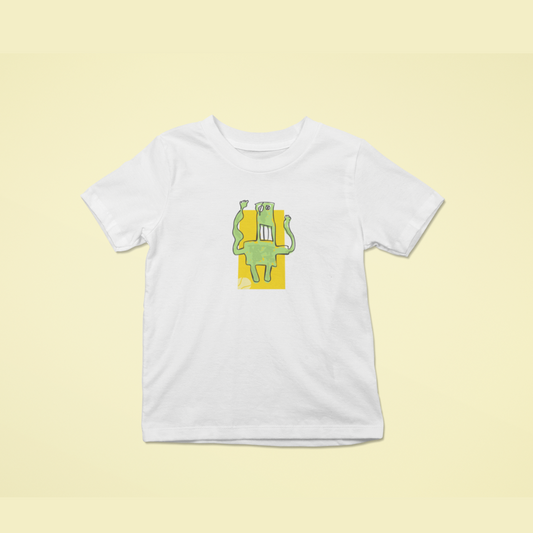 “Wiggle King” Tee (Kids) - Yellow